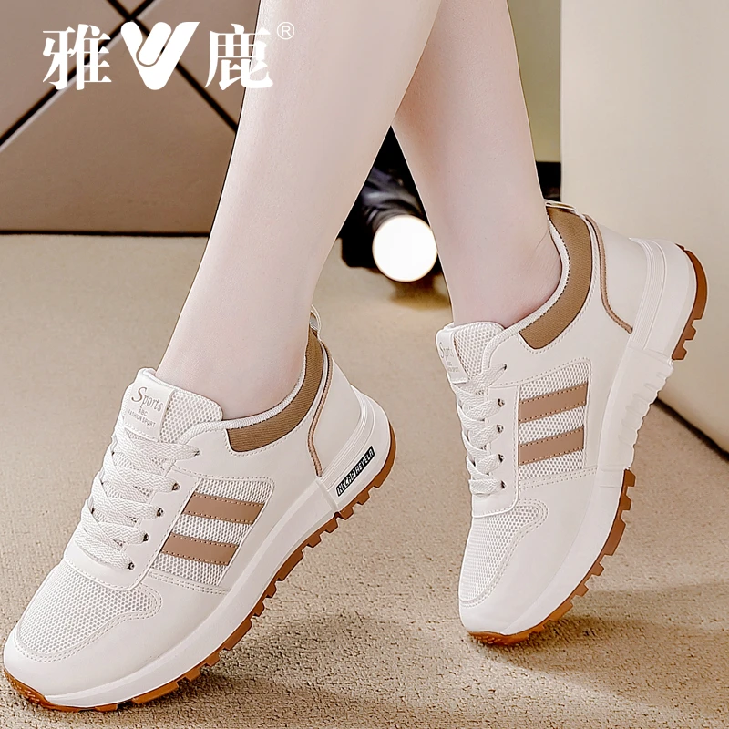 Yalu official genuine sports and casual shoes for women 2025 summer hottest non-slip breathable mesh lightweight and versatile travel shoes