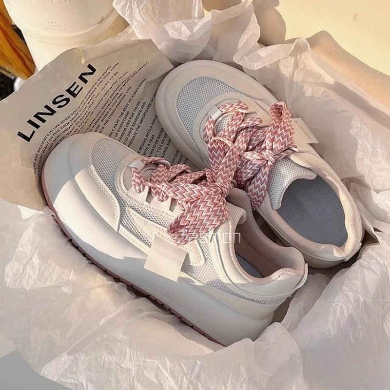 New Balance Japanese mesh white shoes 2025 summer new breathable cute shoes for women versatile students leisure luck