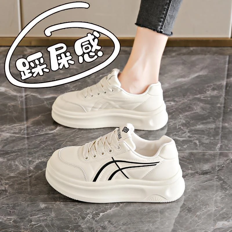 361 cut-size styling sneakers for women 2025 spring and autumn new hot style soft sole versatile casual shoe leather