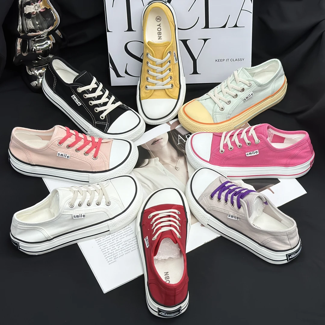 Mango toe canvas shoes for women breathable thin 2025 spring and summer board shoes low top white shoes elastic strap lazy shoes