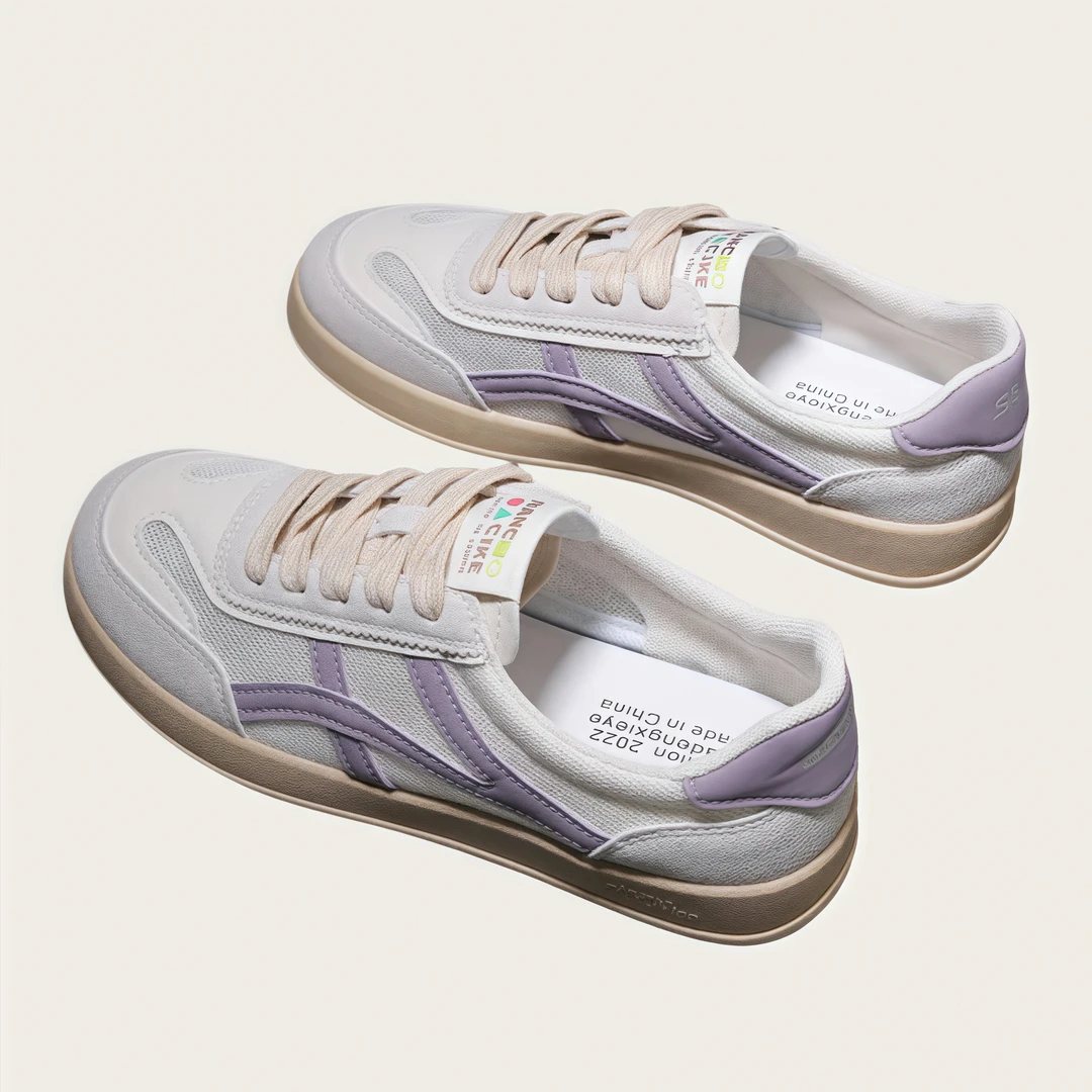 Daphne Group's shoe cabinet breathable mesh comfortable and casual white shoes for women's non-slip wear-resistant flat bottom sports