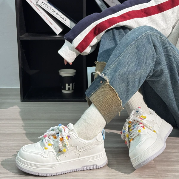 Huili mesh white shoes for women 2025 summer new breathable lightweight soft sole shoes ins trendy versatile casual shoes