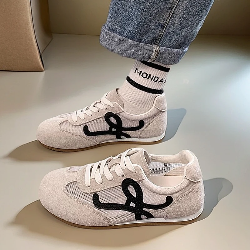 Thin shoes new German 2025 women's mesh retro summer breathable training shoes flat forrest goat shoes niche sports